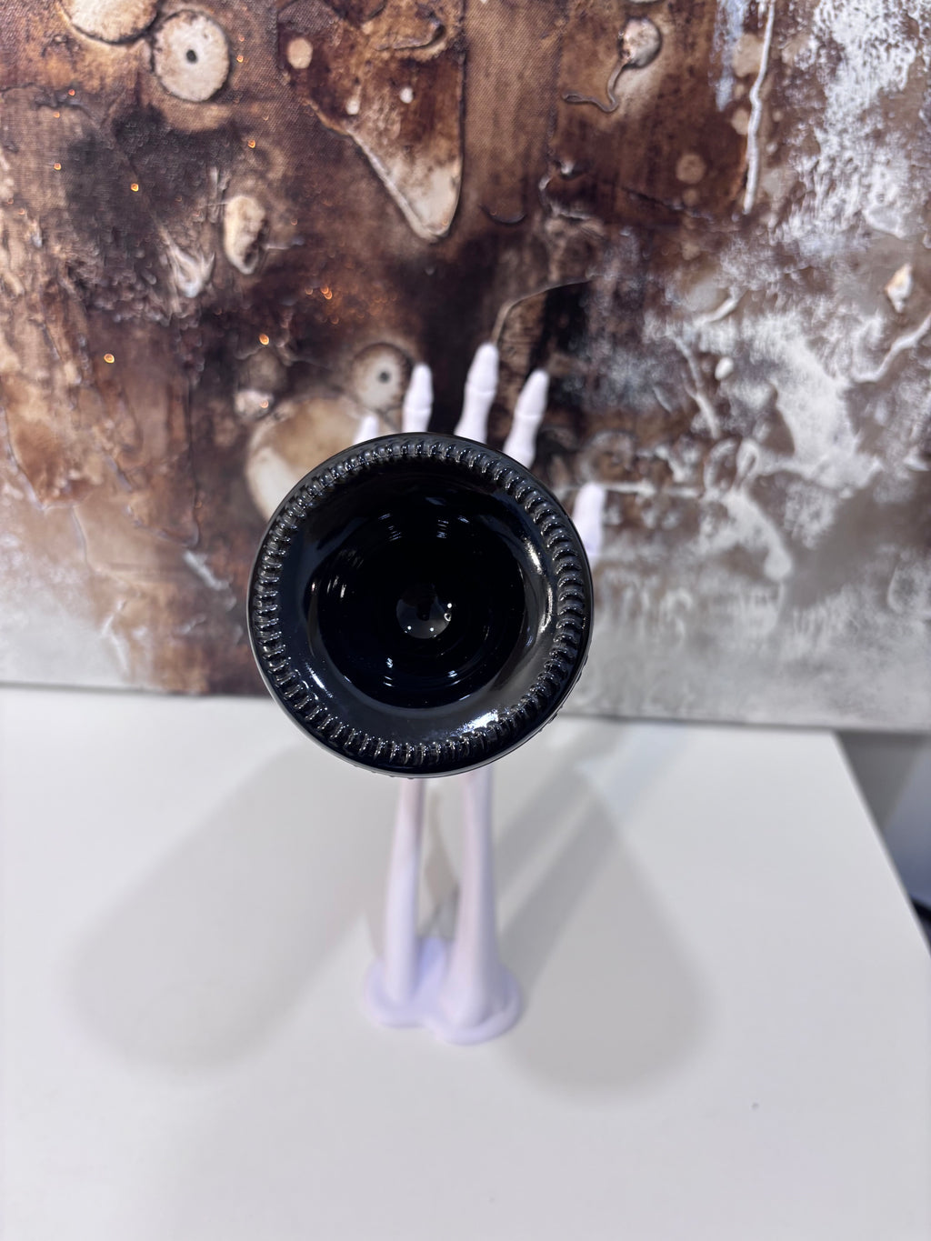 Skjelett Vinflaskeholder  Dekorativ Bordpynt